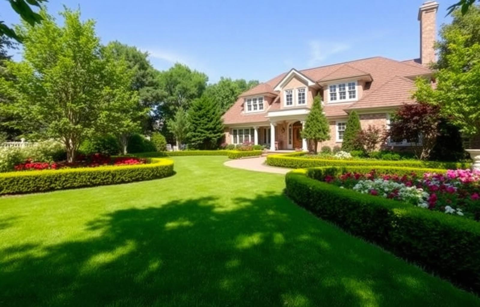 Landscaped garden